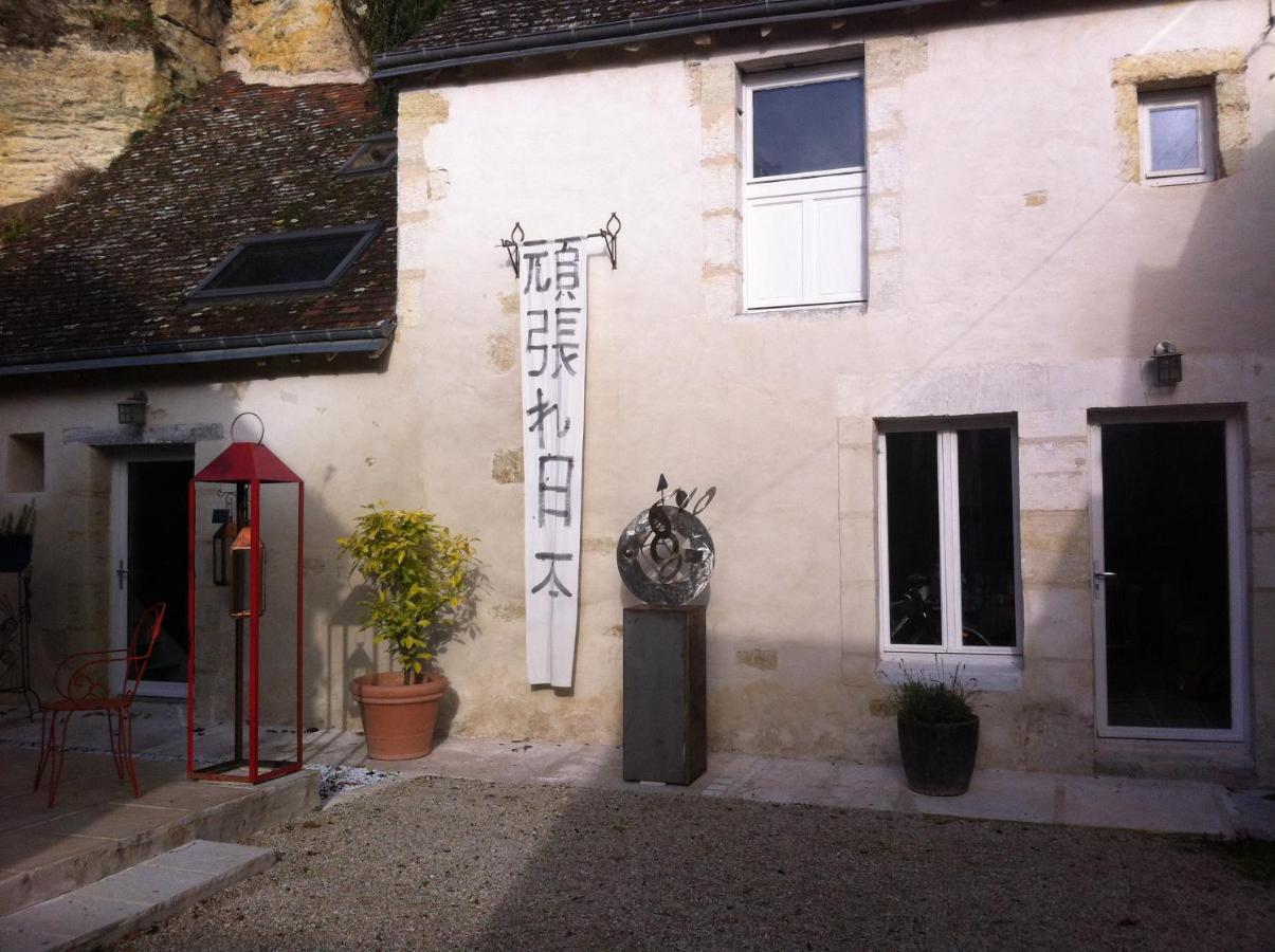 Troglodyte Loft 2 Apartment Thore-la-Rochette Bagian luar foto